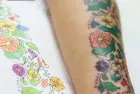 Тату Узоры (Цветные, цветочки)