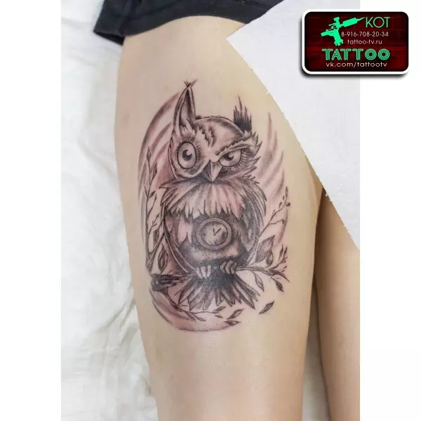 Тату Сова - Owl Tattoo