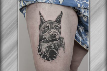 Тату Дог с Короной