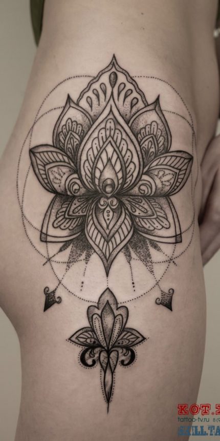 Тату мандала для девушек: эскизы и значение
