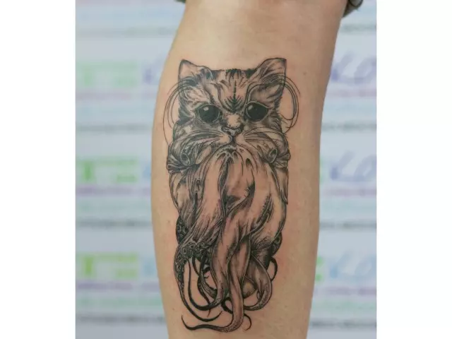 Тату Осьминог — Кот